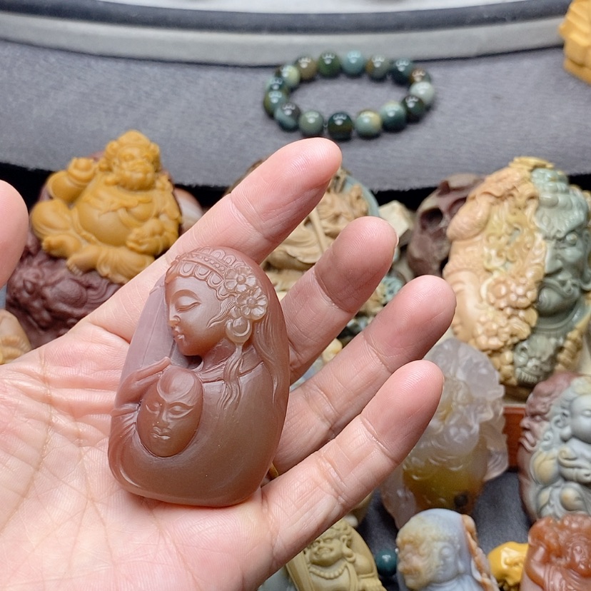 【闪购商品】定制石英质玉吊坠未镶嵌