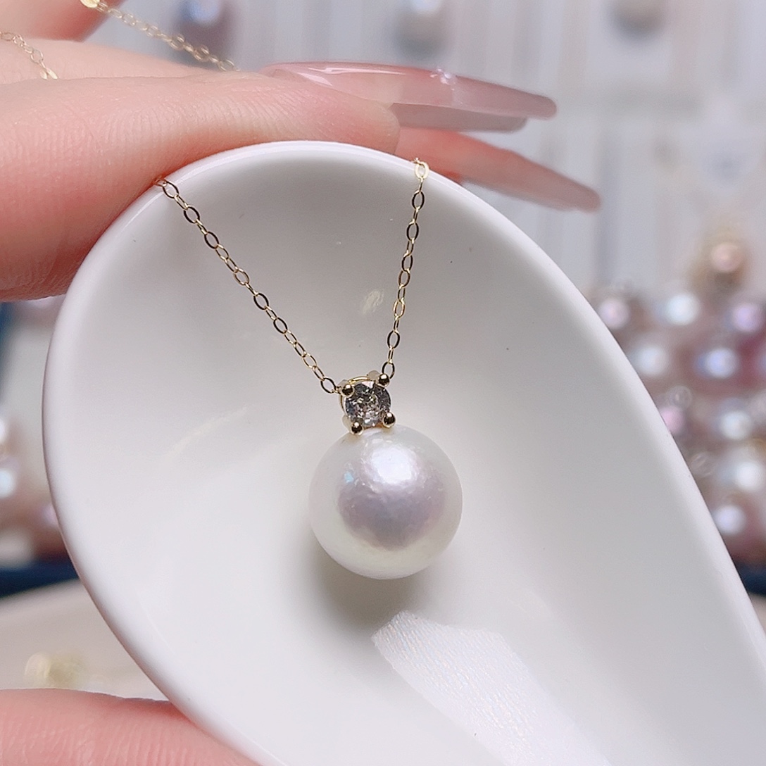 未镶嵌淡水珍珠吊坠(赠链)