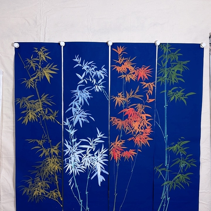 国画国画花鸟画四尺对开138/34