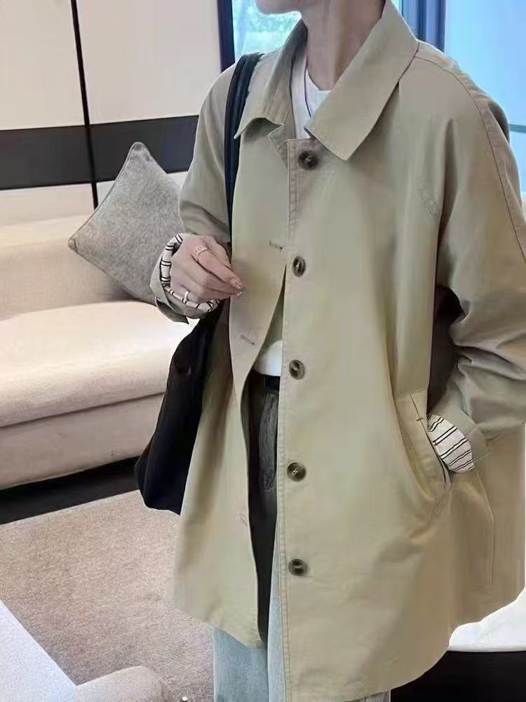 （美姐家）春季百搭休闲风衣外套