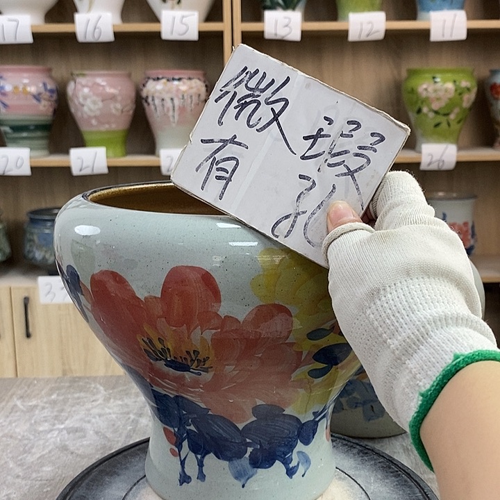 缸13xc景德镇陶瓷花盆