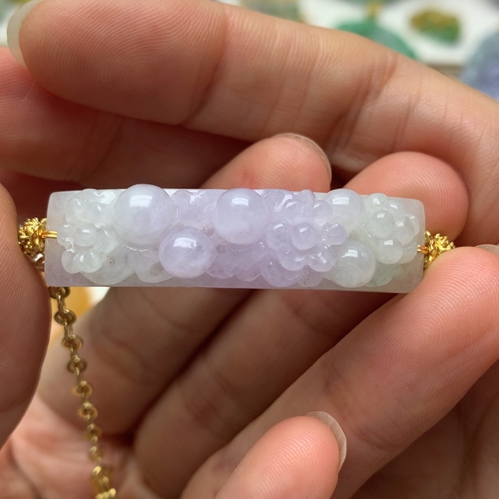 颈饰未镶嵌翡翠翡翠