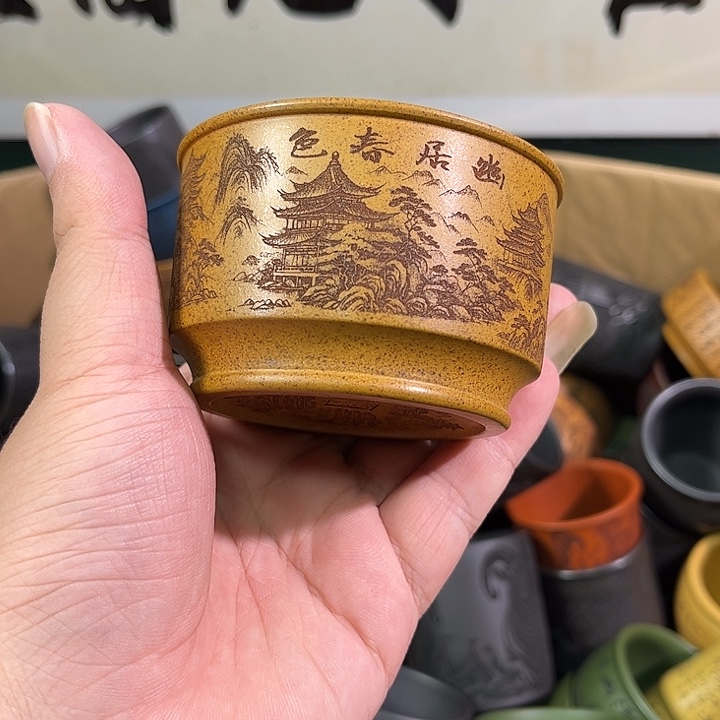 茶杯紫砂全手工紫砂主人杯