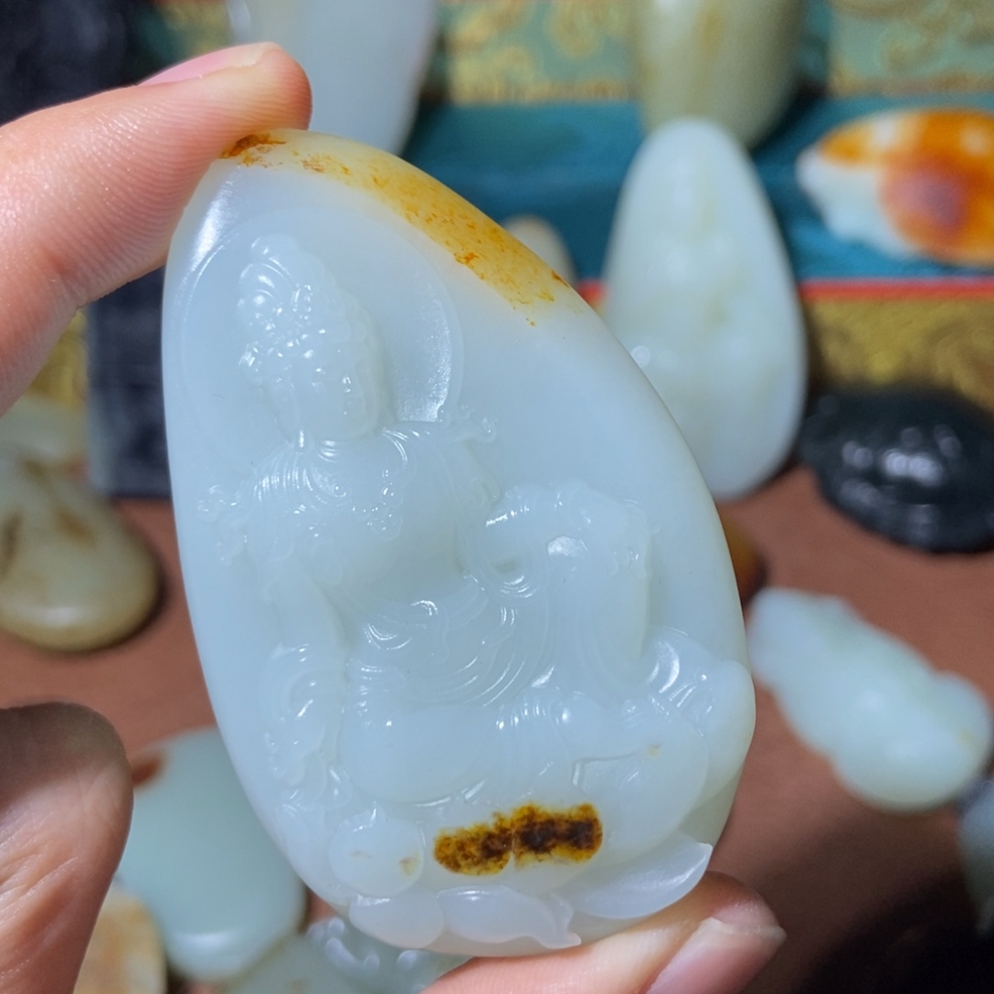 蛮***天颈饰未镶嵌和田玉