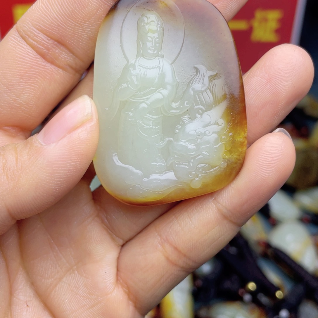 和田玉颈饰未镶嵌