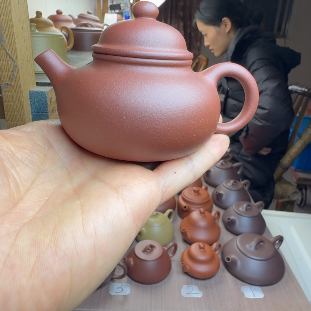 狠***，紫砂茶壶容量190cc