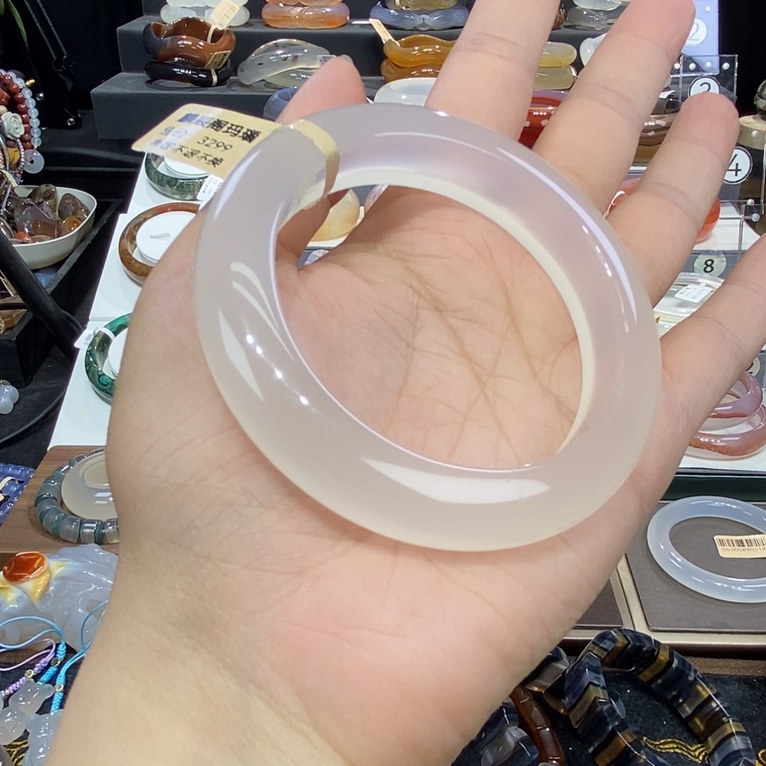 玛瑙/玉髓手镯未镶嵌星**美