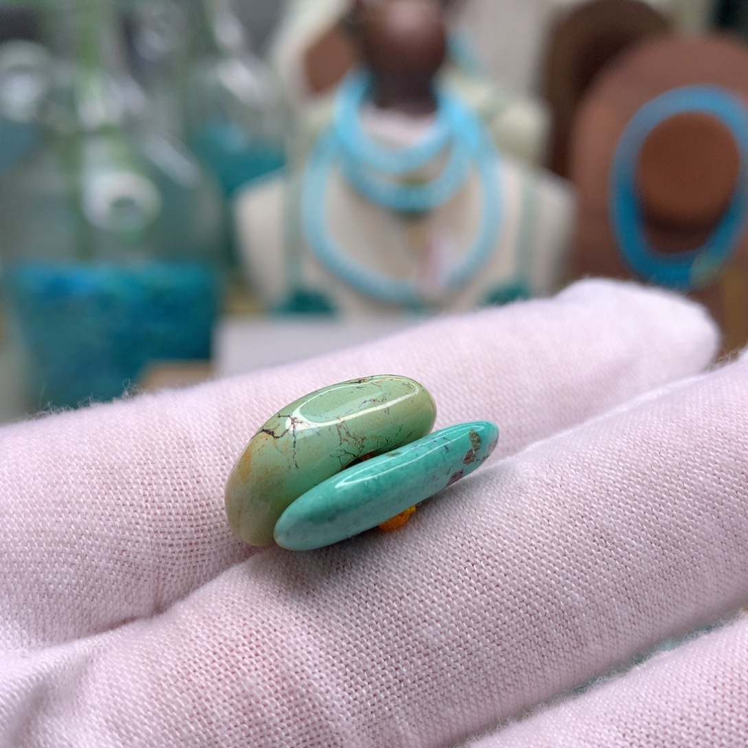 绿松石未镶嵌配饰