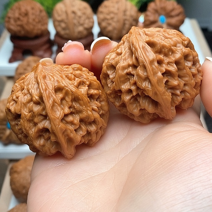 文玩核桃把件野牛41全品