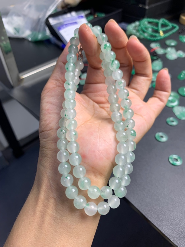 卡8颈链圆珠非州翠