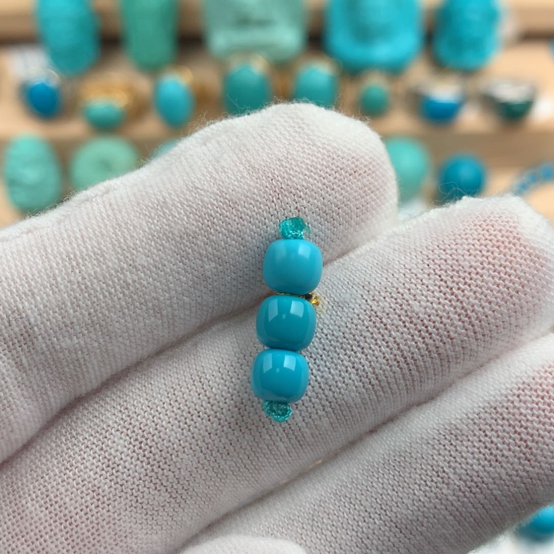 绿松石配饰未镶嵌5.5mm