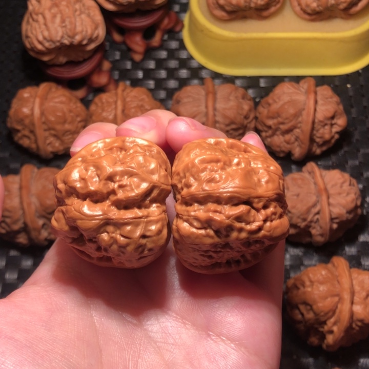 文玩核桃把件41肉蛙