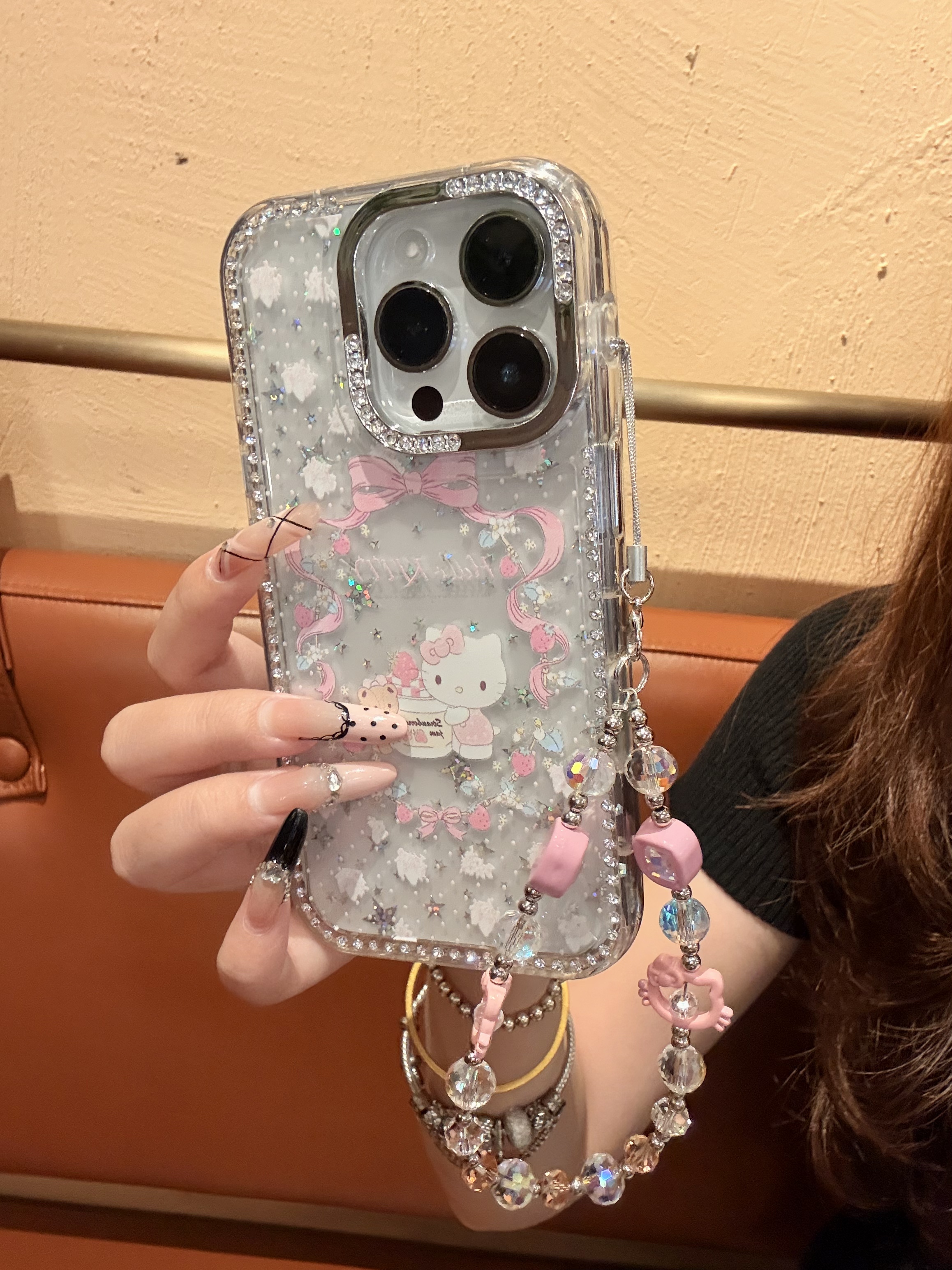 【自带相机保护按键】可爱卡通KT适用苹果17/16/小米17系列保护壳