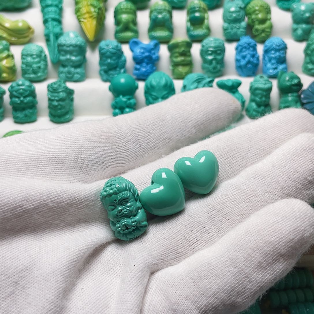 默*手工雕刻配珠一念宝宝佛，爱心2