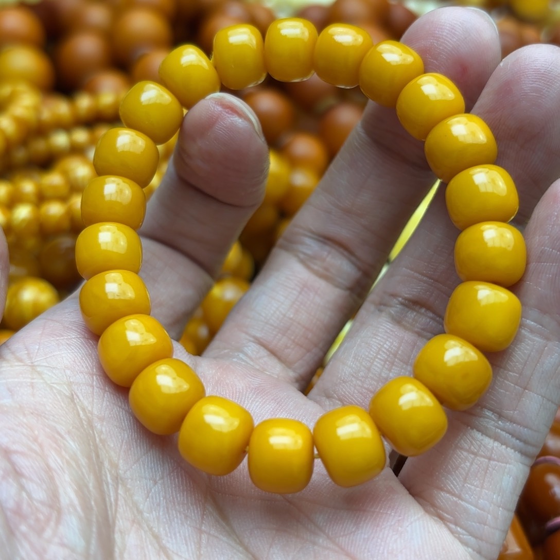 琥珀手链未镶嵌蜜蜡