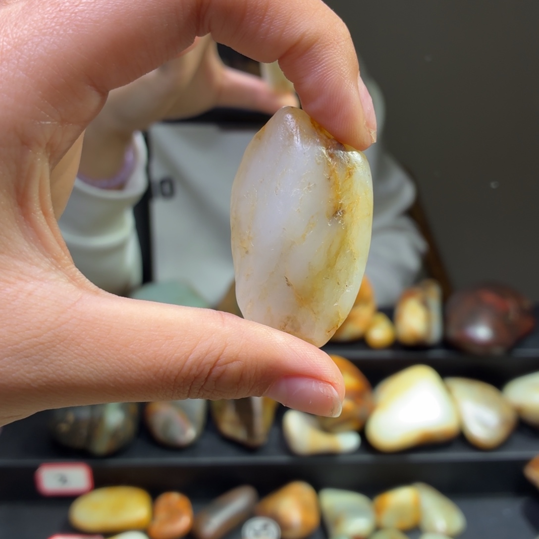 和田玉未镶嵌挂件28.8