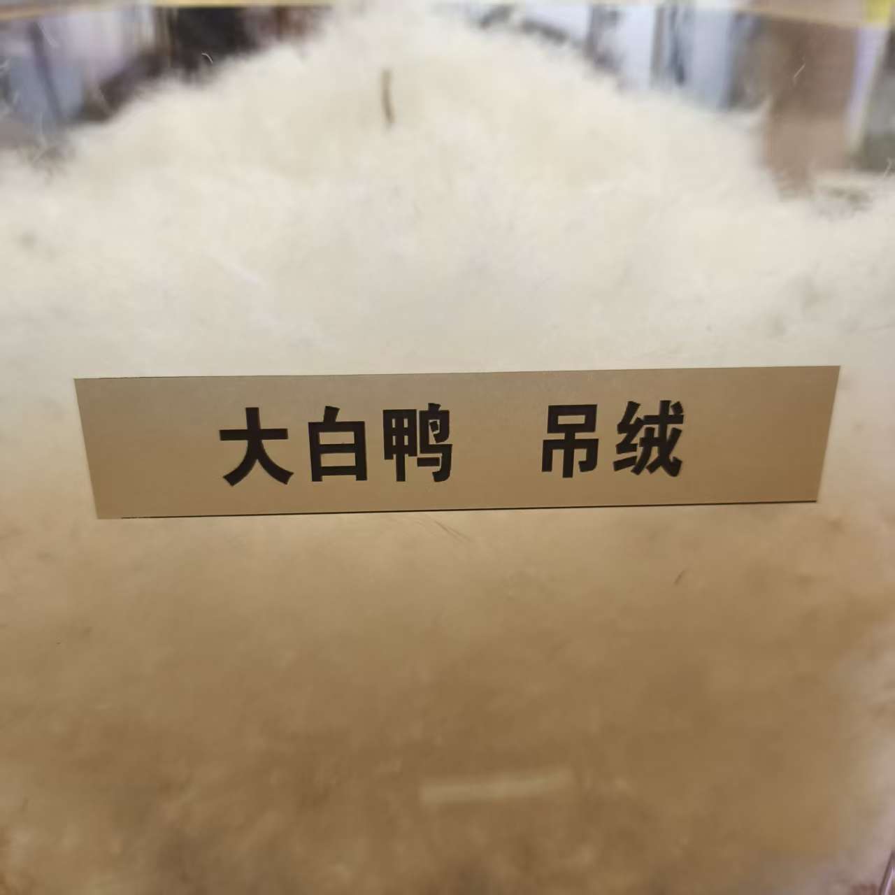 大白鸭吊绒填充物保暖做衣服