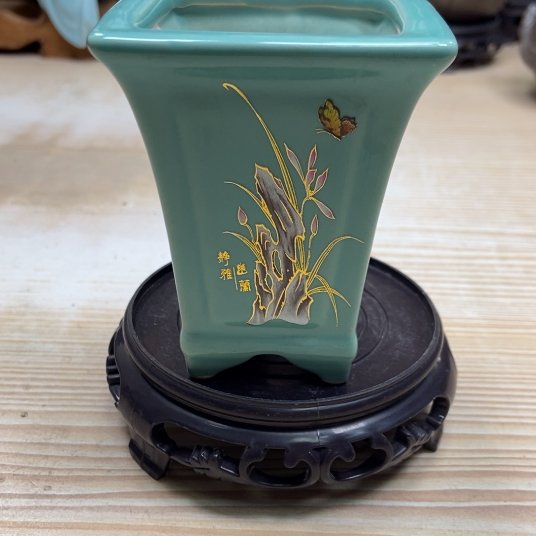 瓷片陶瓷花盆陶瓷艺术