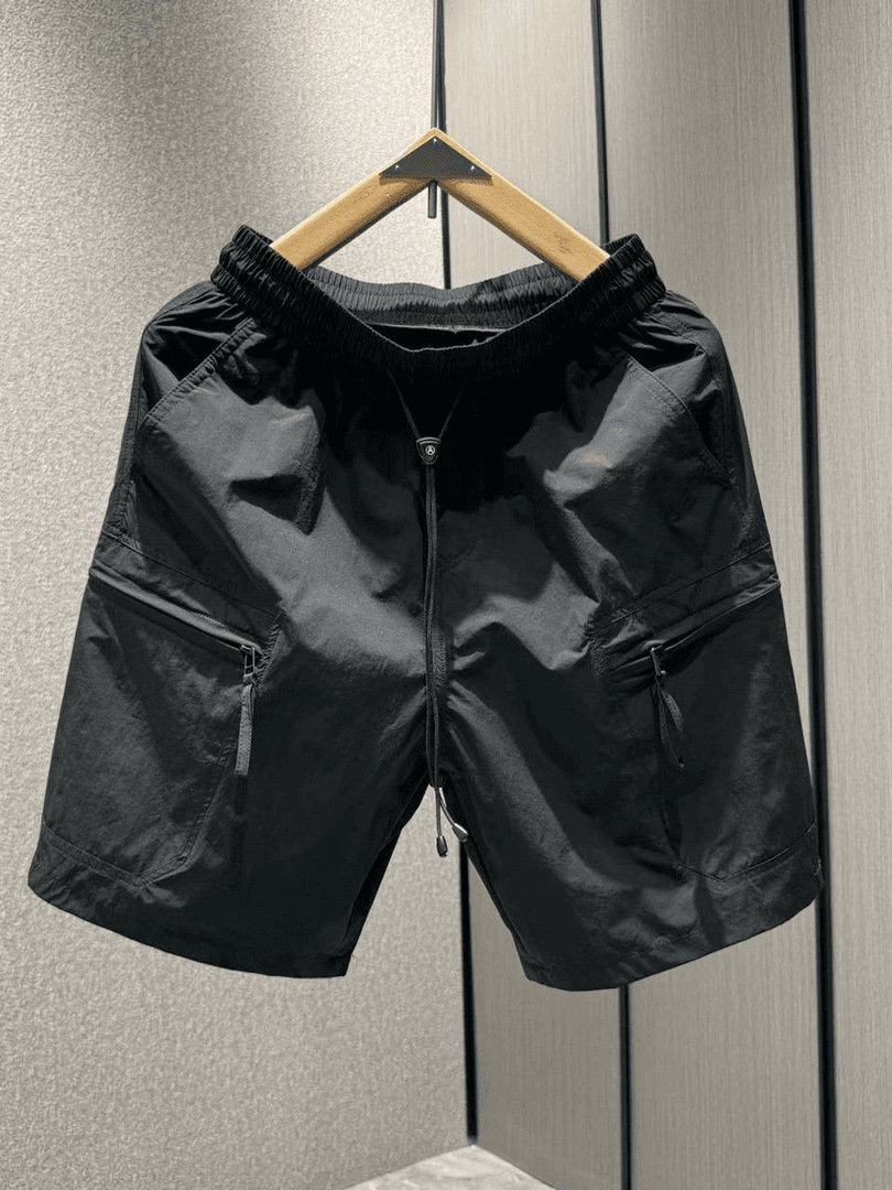 五分裤短裤速干微弹力潮流夏季男士百搭工装裤马裤6100