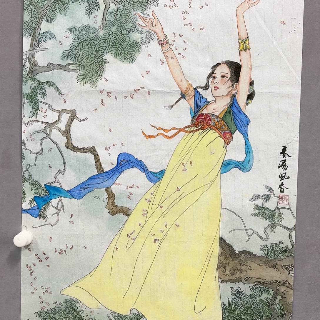 国画国画纯手绘作品请放心去藏