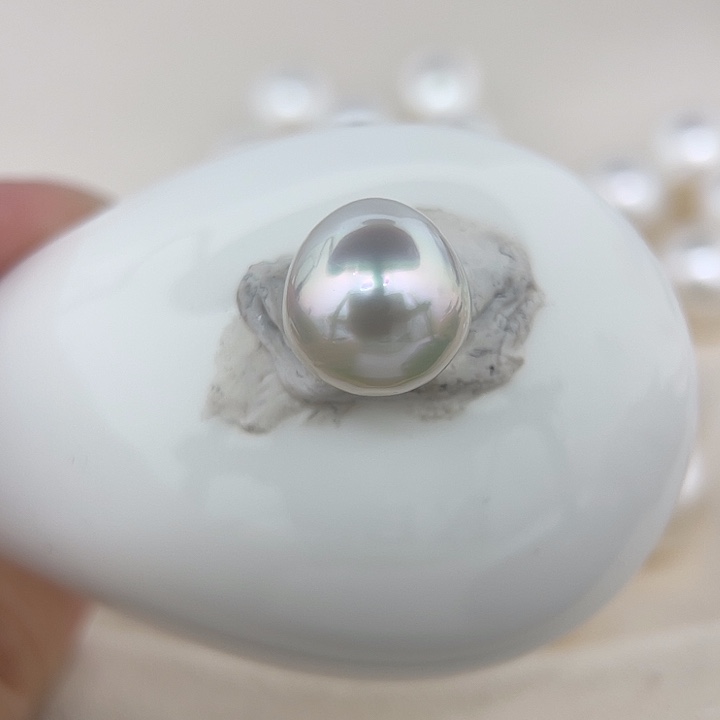 海水珍珠未镶嵌颈饰12.1澳白 冷粉H0