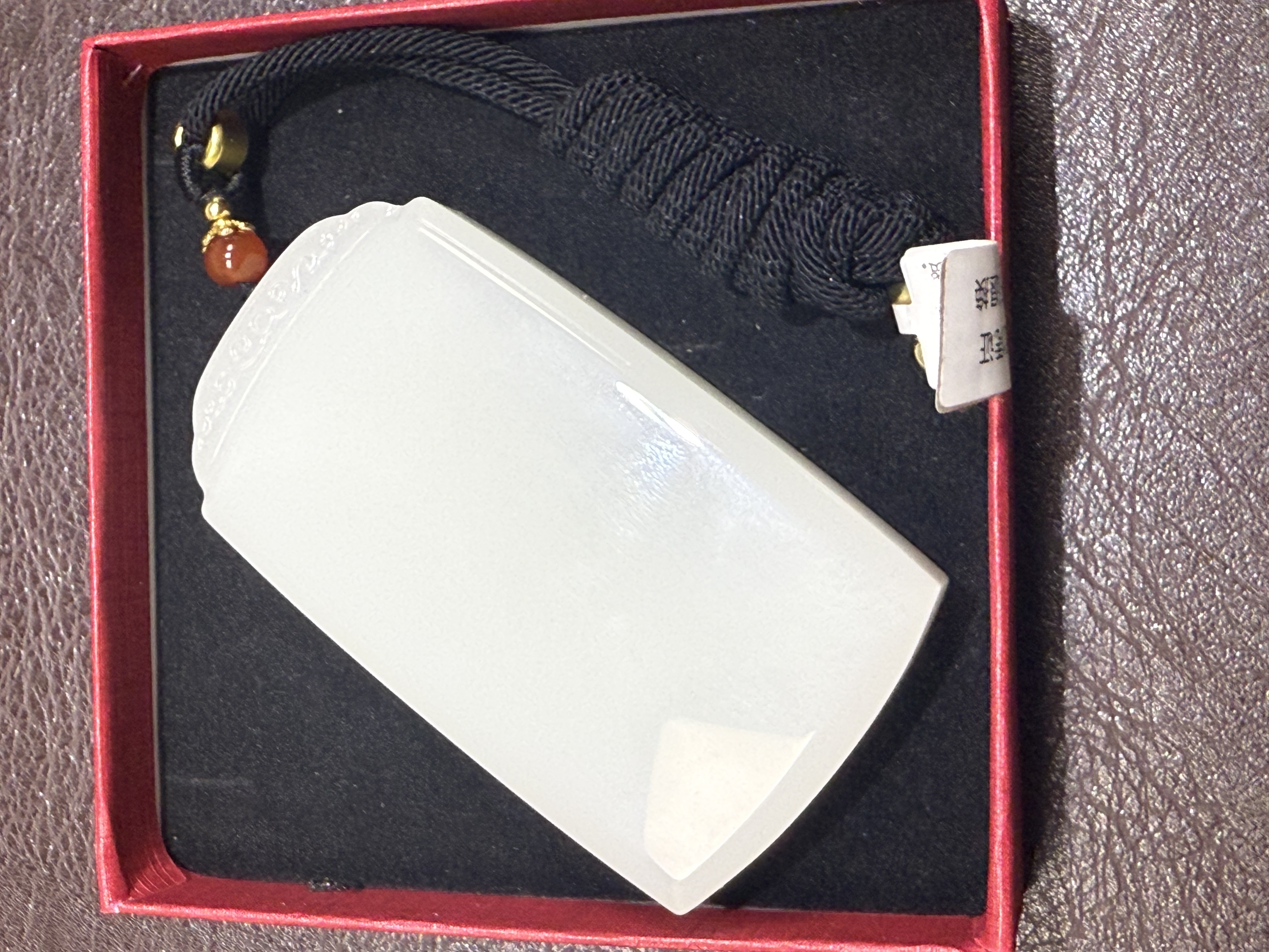 【AAAAA新疆精品】极品熔岩玉特级无事牌吊坠【保证满意.七天无理由】