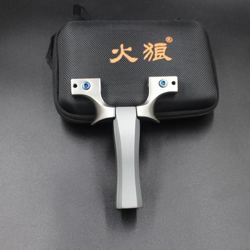 火狼新品高背鸡王二代重炮弹弓630不锈钢大弓门加宽撑头户外反曲