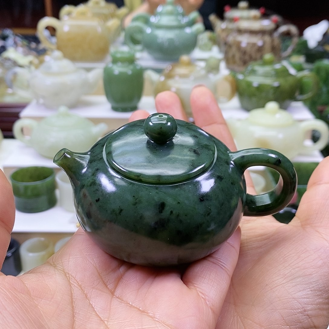 和田玉茶壶未镶嵌