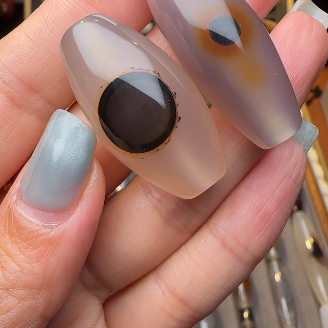 用***6玛瑙/玉髓单珠未镶嵌