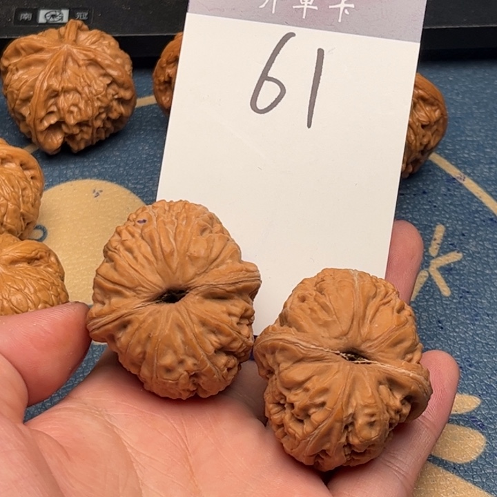 吊坠文玩核桃豆**妹元宝 43全品 61