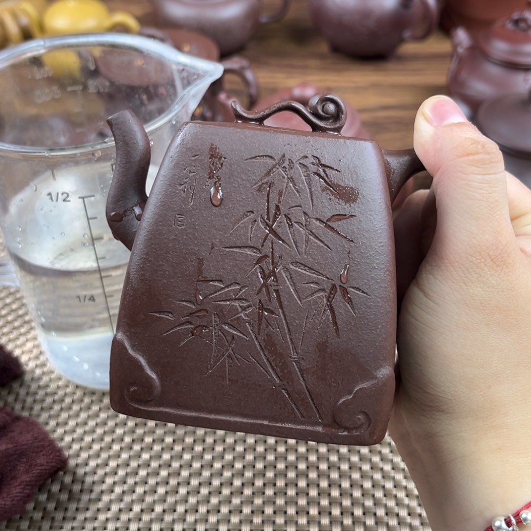 茶壶紫砂手工制作工艺精湛320cc