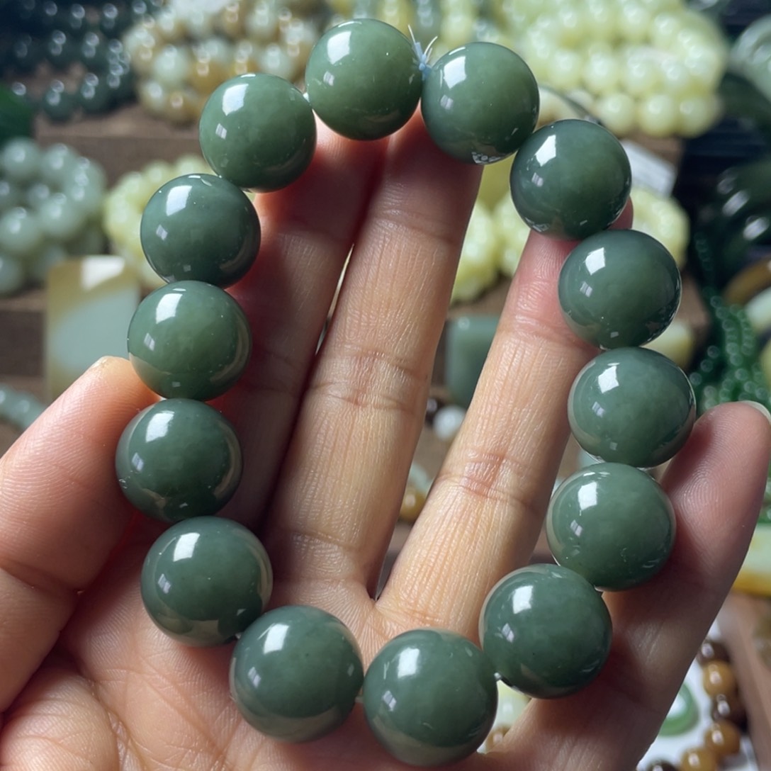 和田玉手链未镶嵌