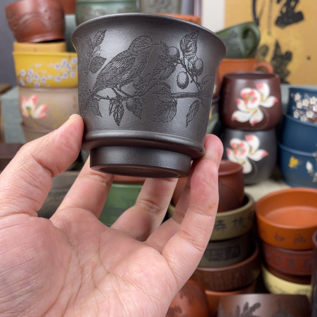 紫砂茶杯紫砂茶杯