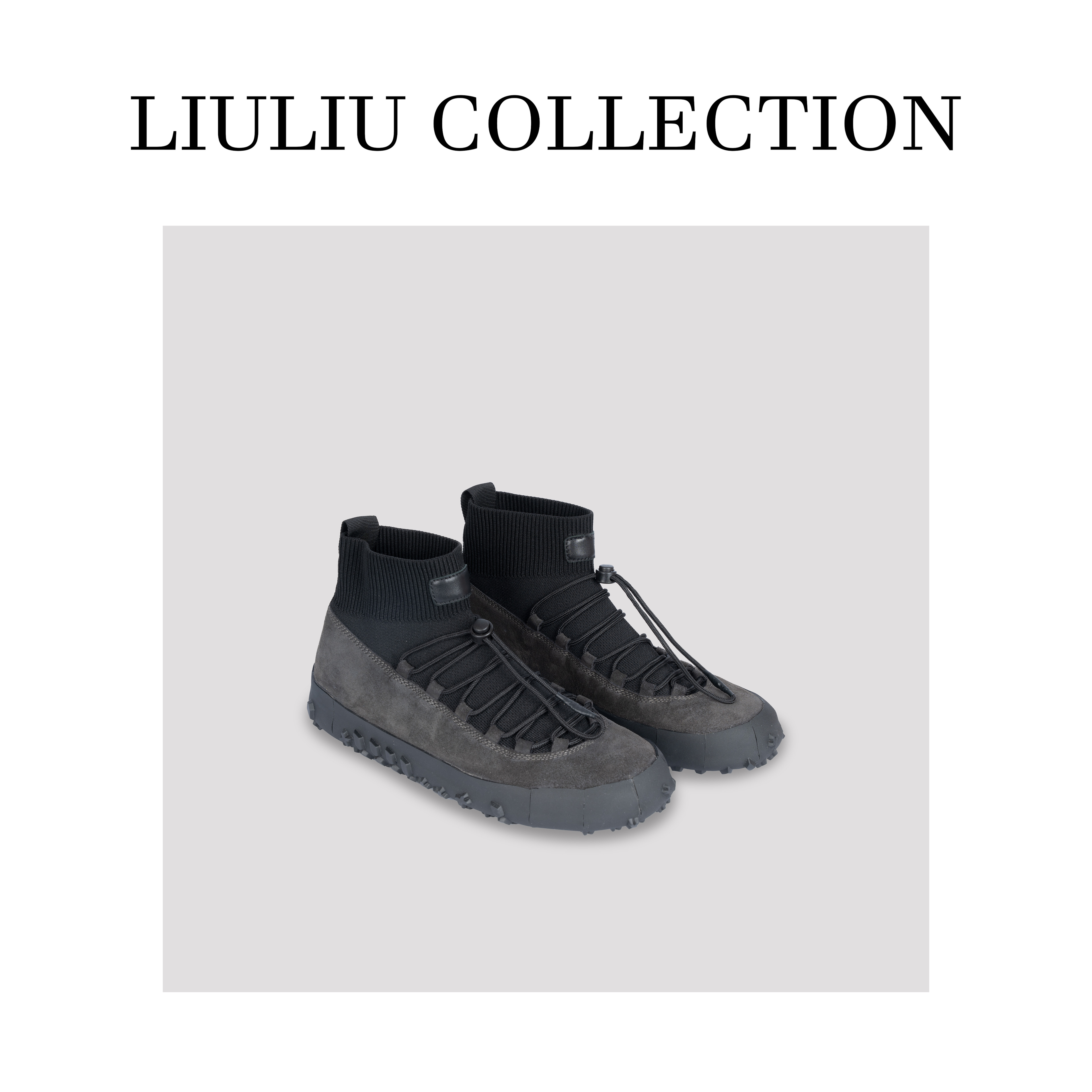 舒服到爆 设计师抽绳束口时尚休闲机能鞋  内增高4公分 U43