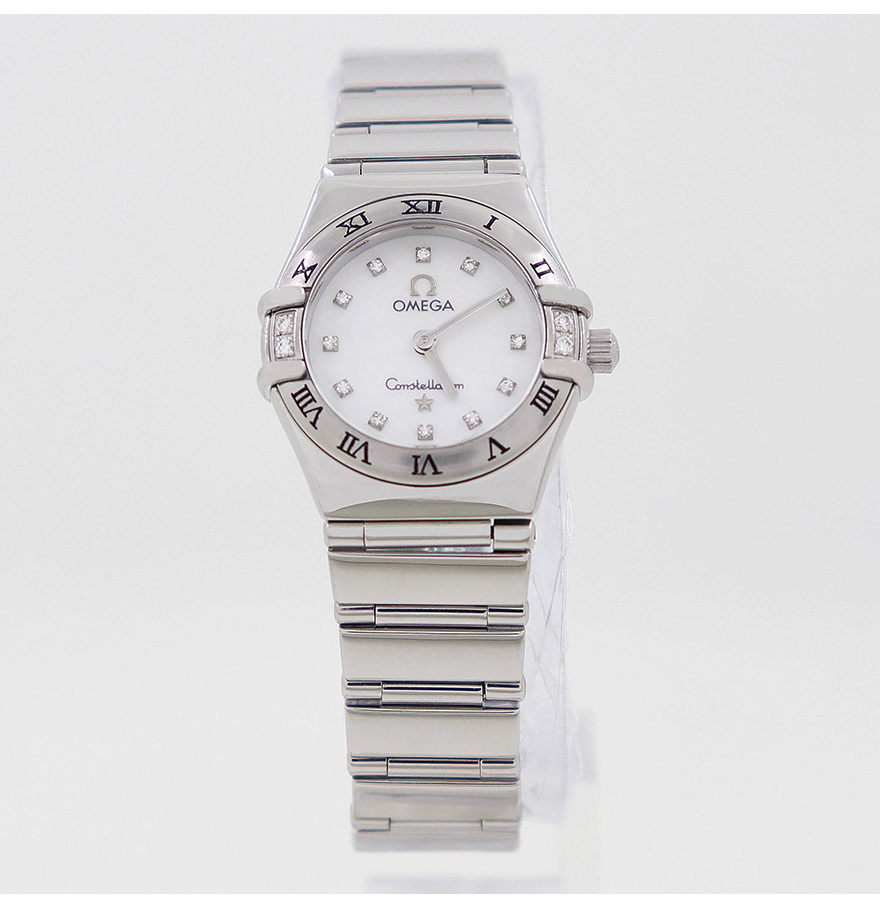 99新 Omega/欧米茄 欧米茄/石英/钻刻/原钻/表径22.5mm