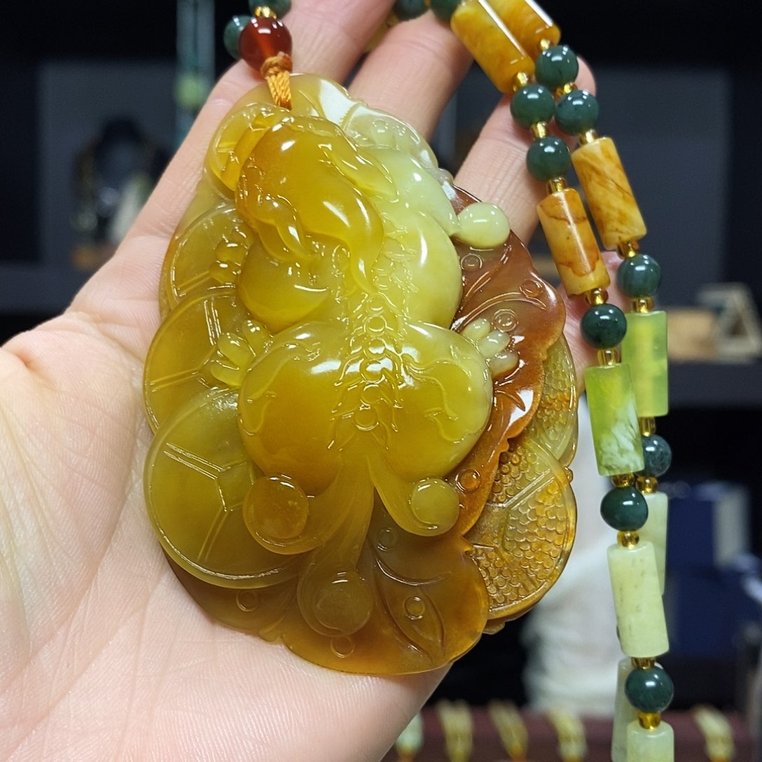 岫玉挂件吊坠未镶嵌