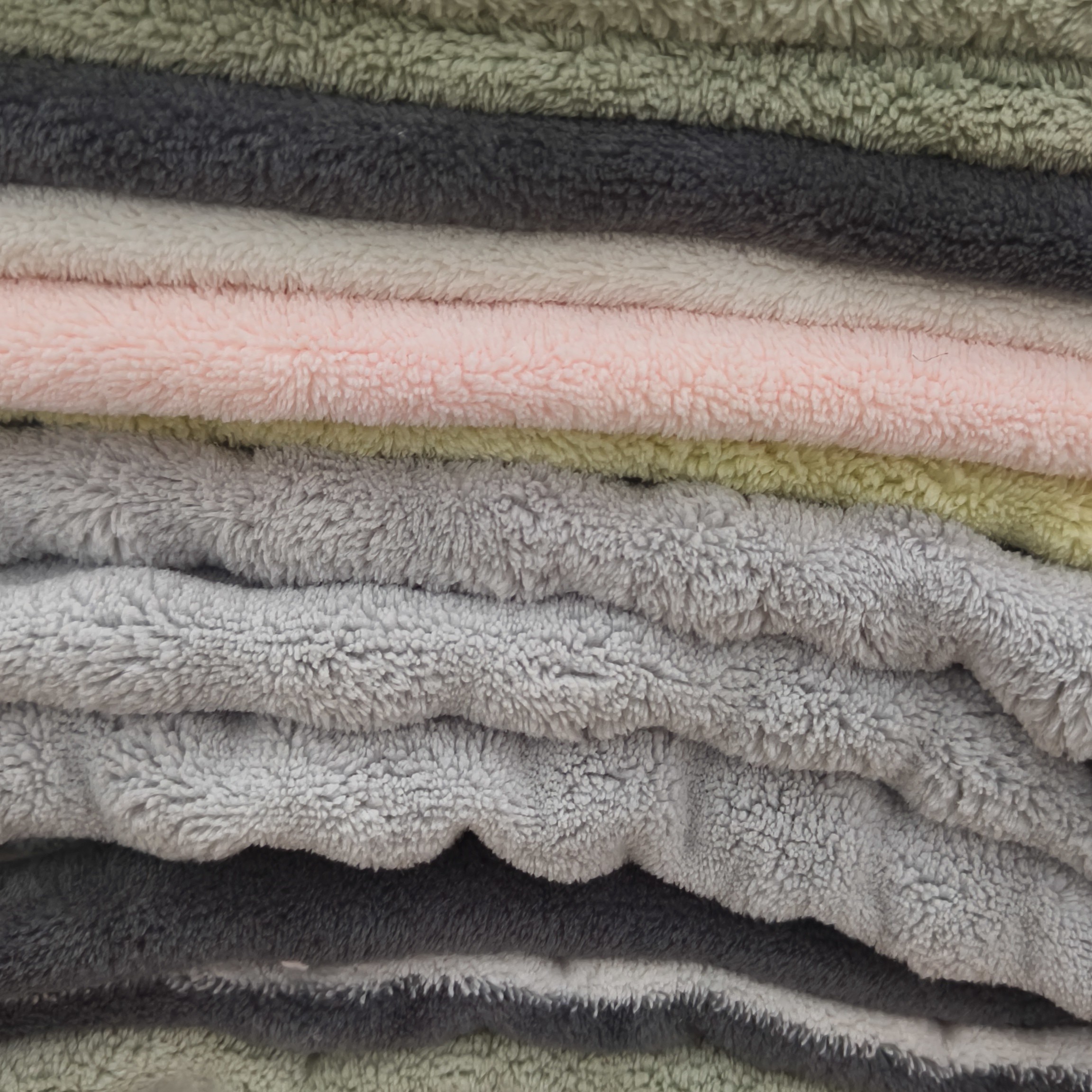 双面珊瑚绒毛巾浴巾洗碗巾加绒加厚吸水性好柔软亲肤洗碗去油清洁