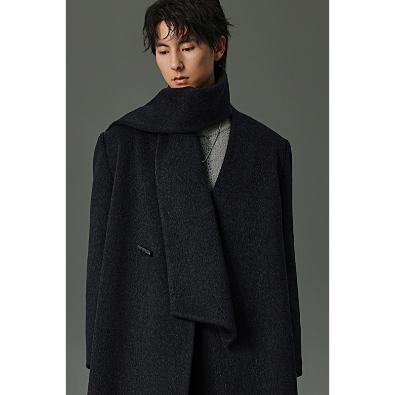 【保暖羊毛围巾】秋冬男女同款加厚纯色百搭时尚休闲绵羊毛围巾WJ