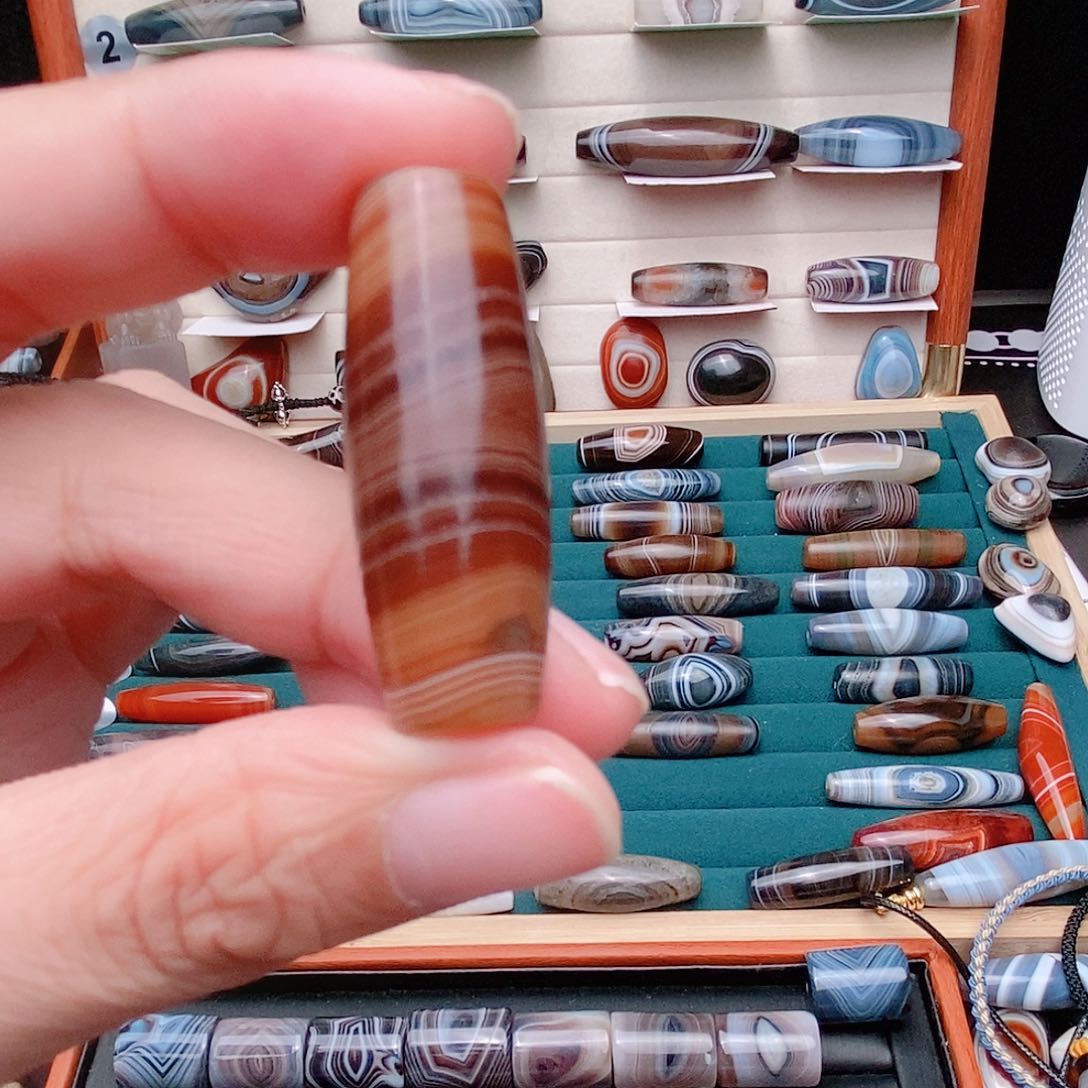 未镶嵌颈饰玛瑙/玉髓大**简