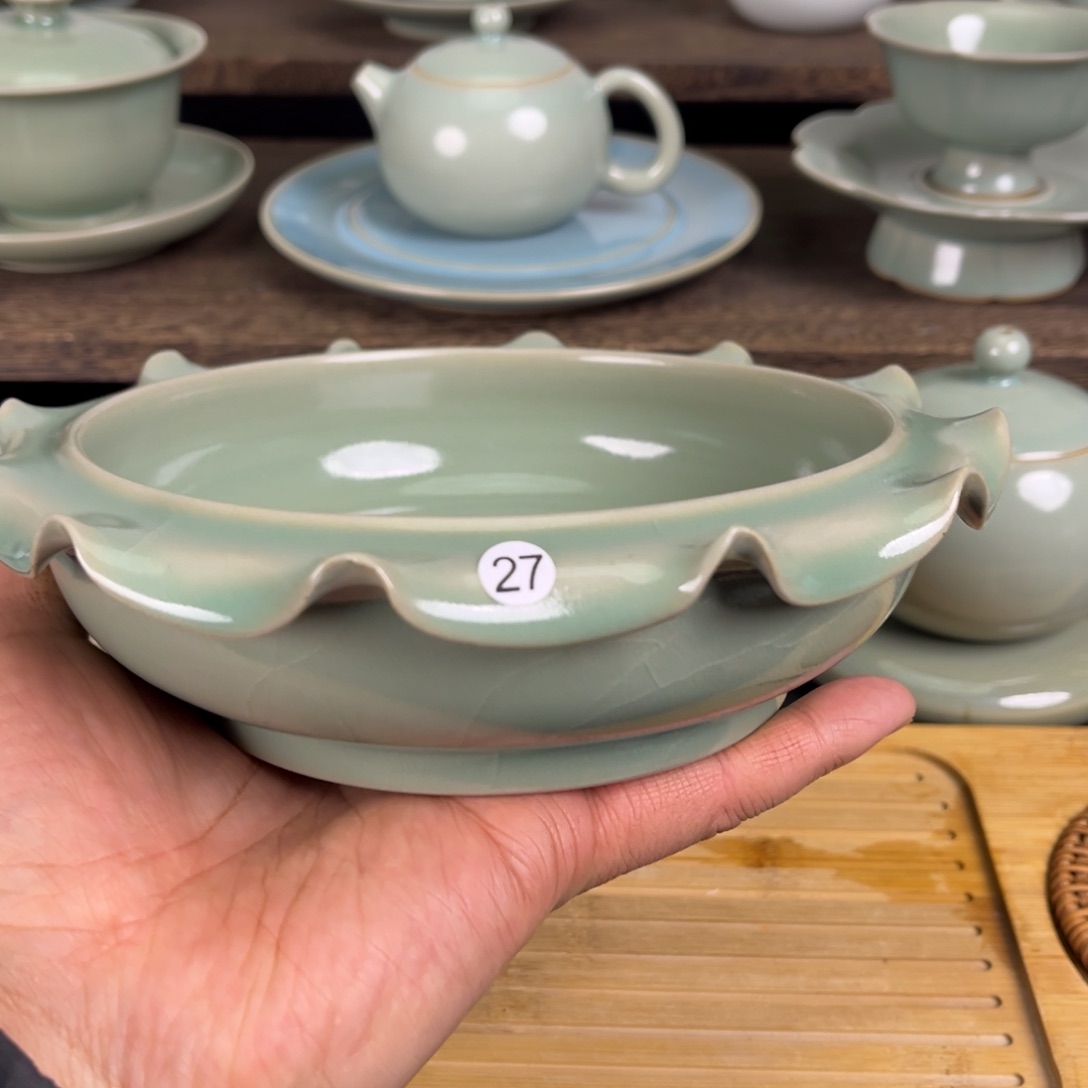 【闪购商品】微瑕水洗仿古釉汝瓷