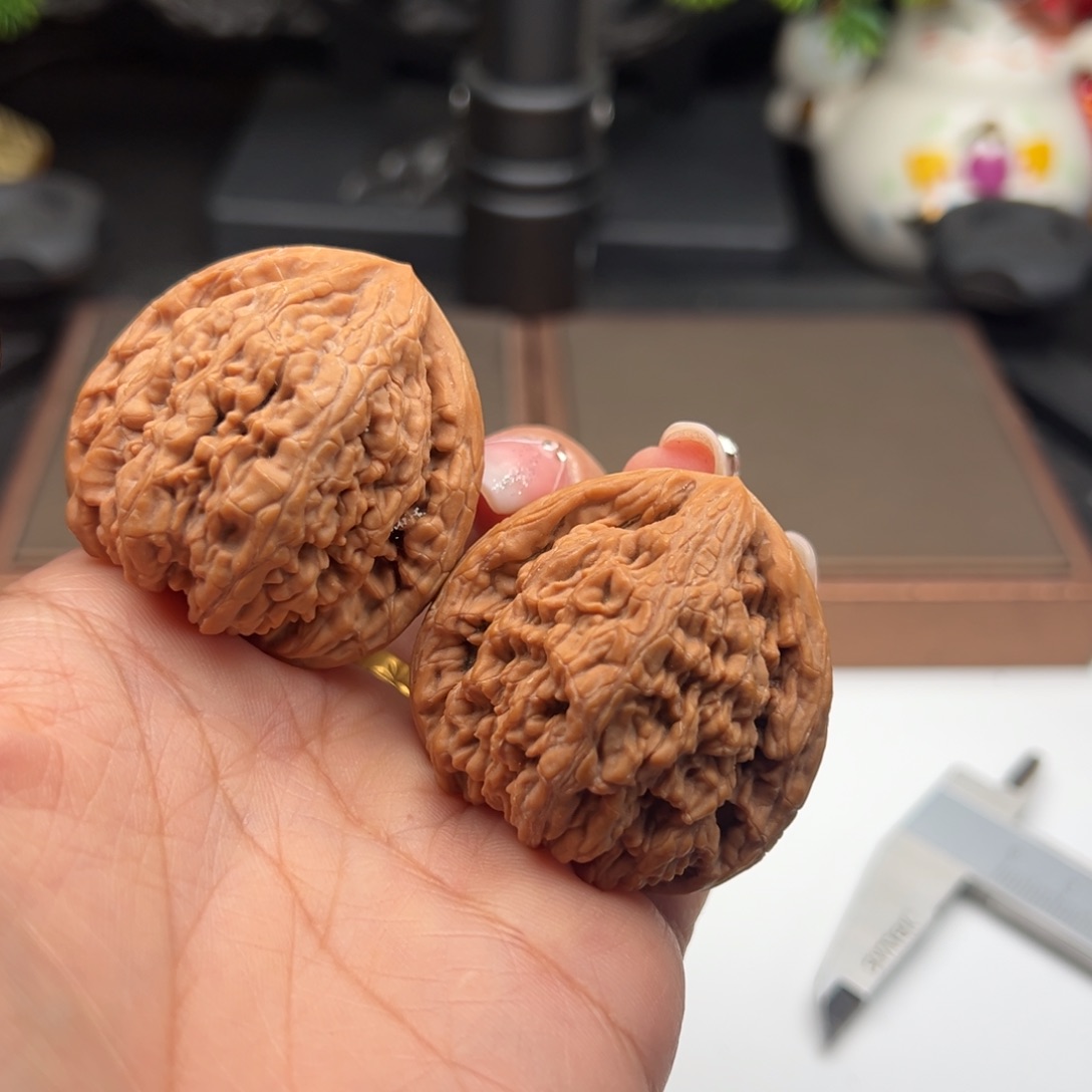 文玩核桃把件虎头王41