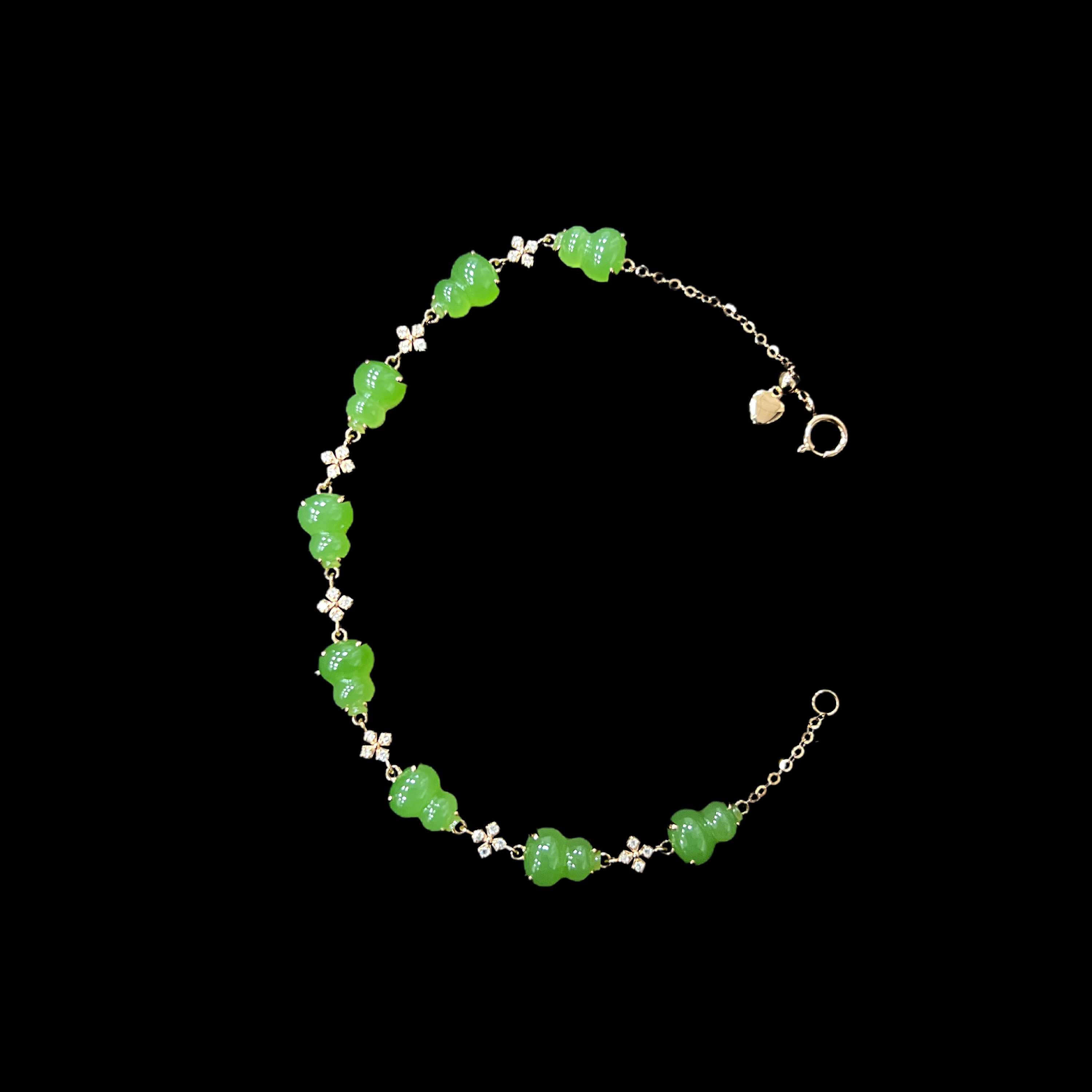 V6264碧玉手链18K（孤品）、