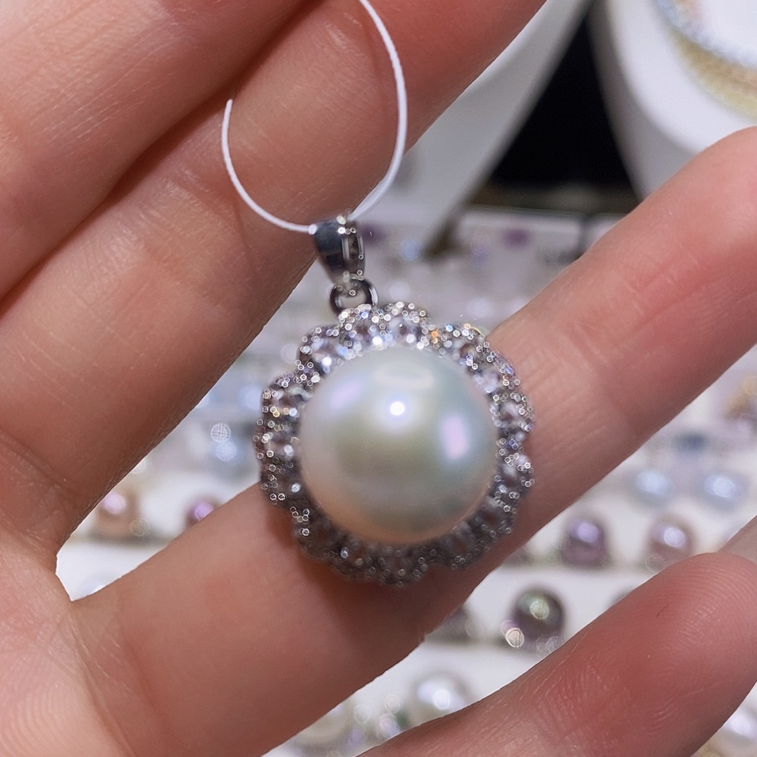 淡水珍珠颈饰合金