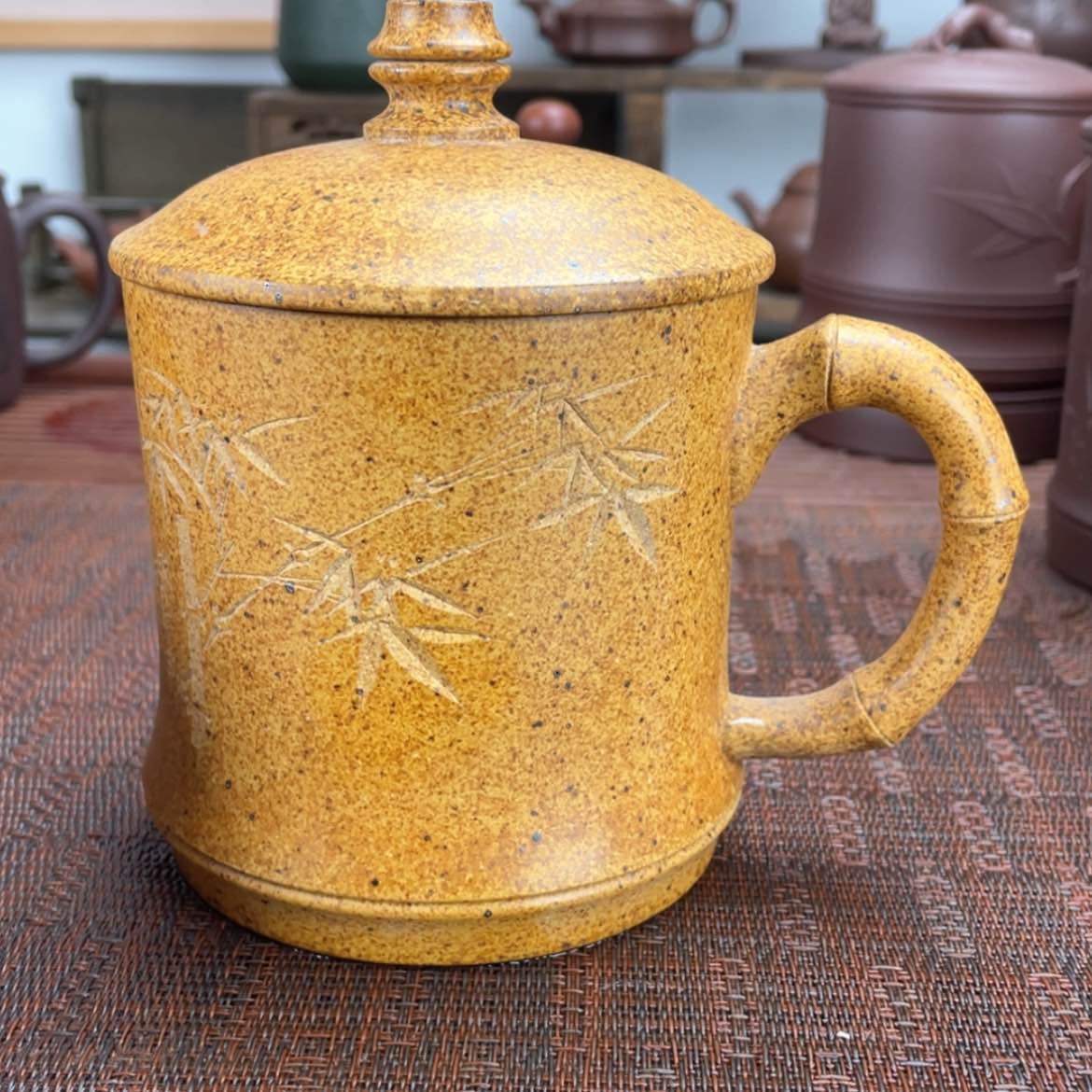 【闪购商品】紫砂茶杯宜兴原矿紫砂盖杯微瑕