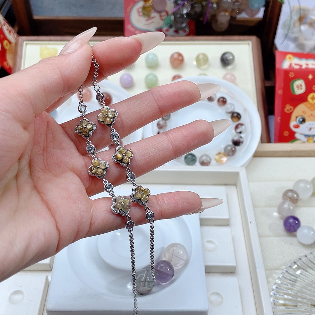 玛瑙/玉髓手链合金板金