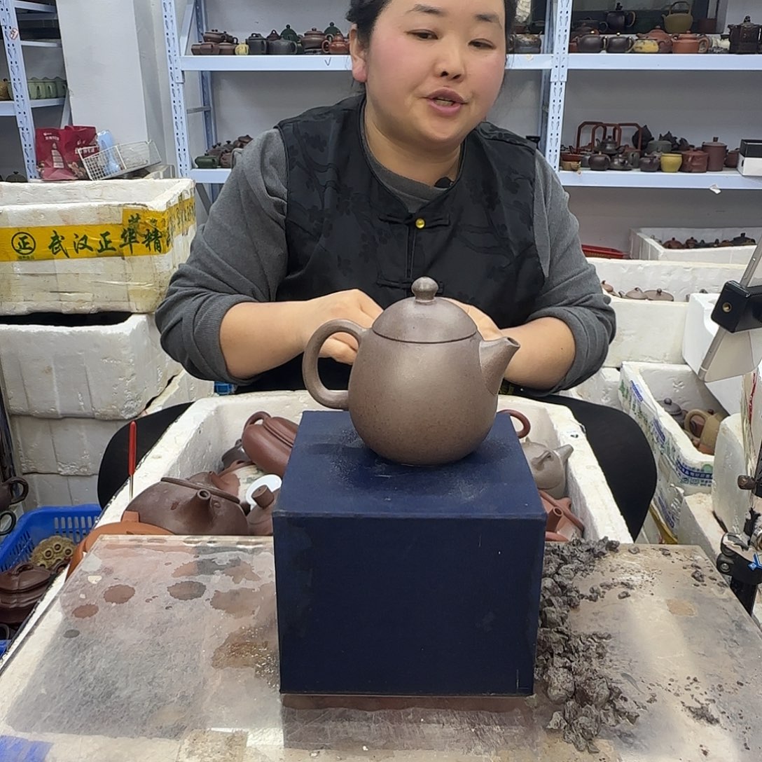 茶壶紫砂宜兴紫砂壶瑕疵处理