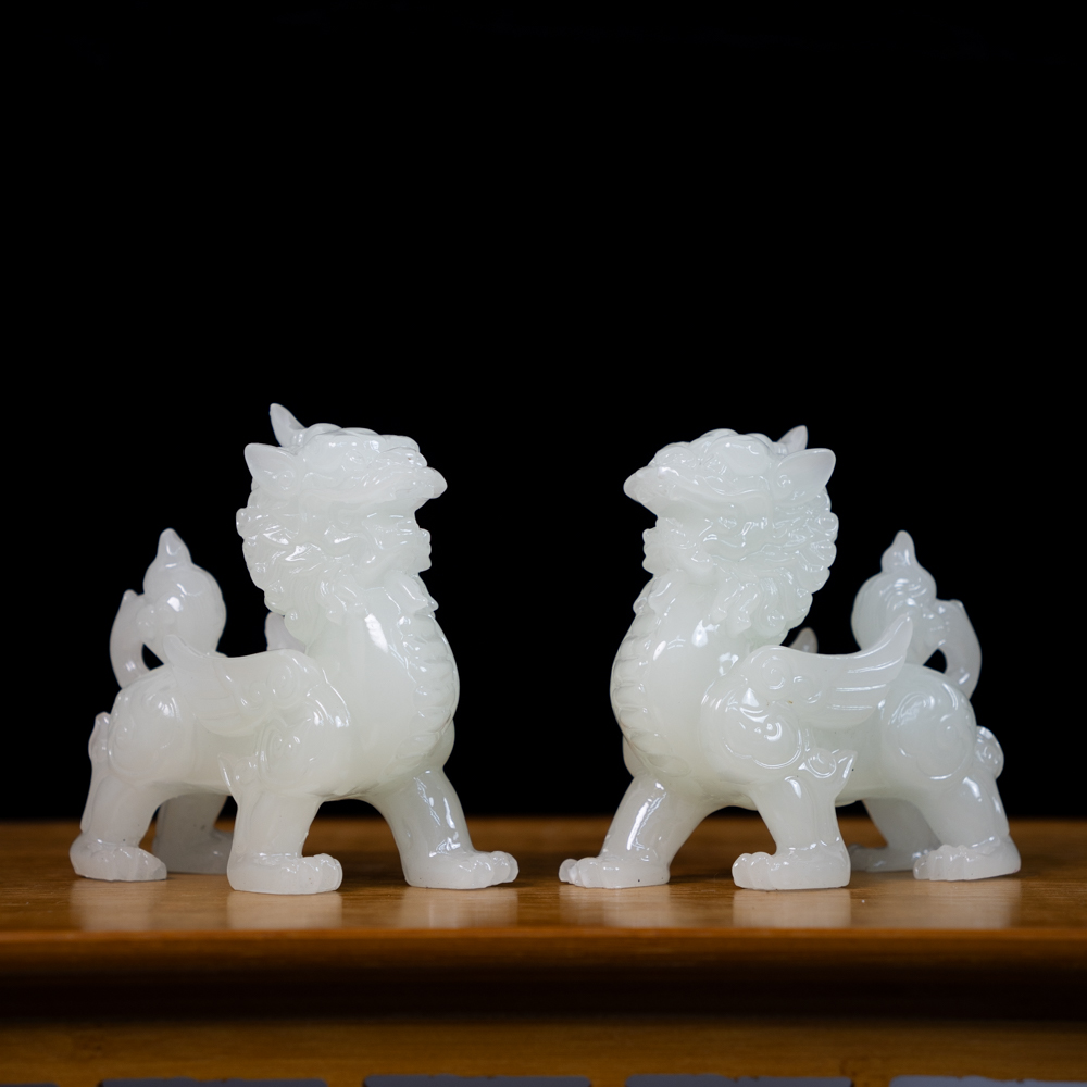 麒麟瑞兽吉祥如意家居公司开业乔迁装饰精雕高端礼品摆件