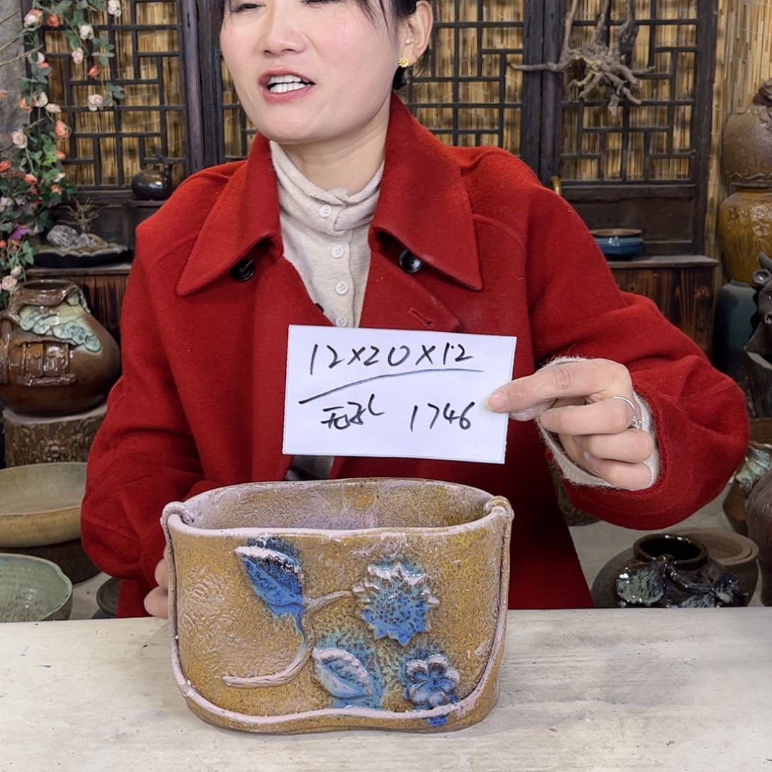 紫砂花盆美美美美
