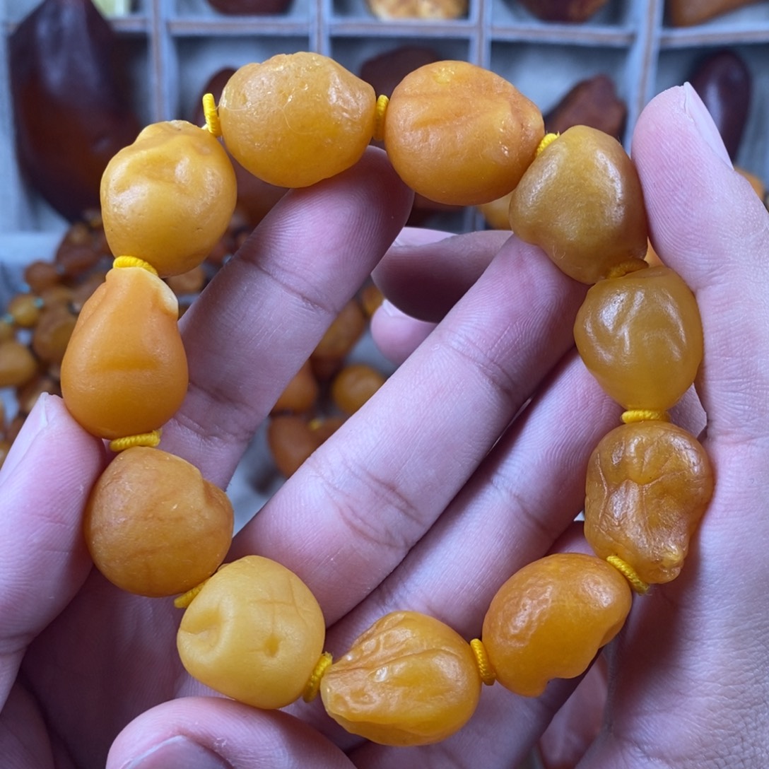 琥珀未镶嵌珠宝奇石