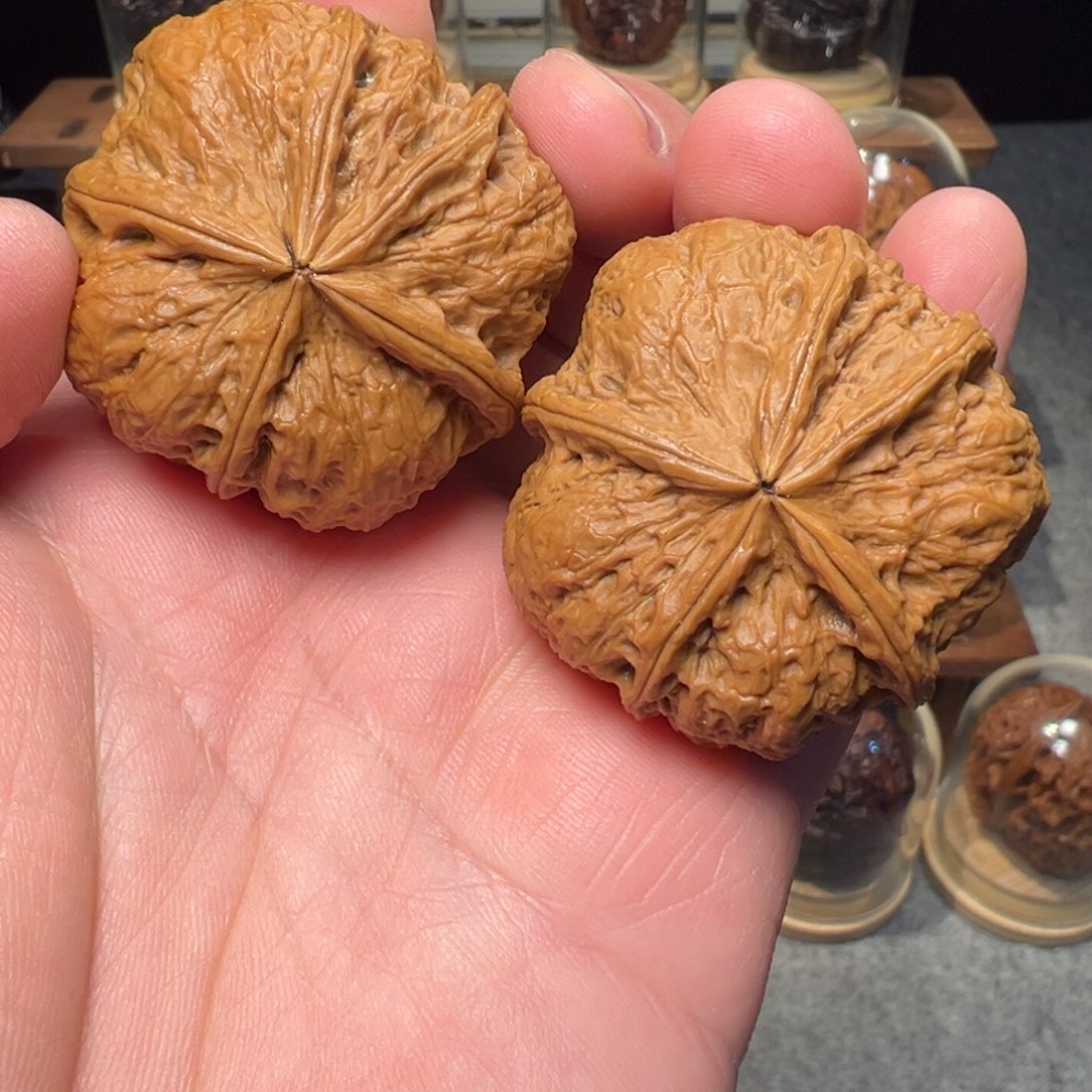 文玩核桃把件五虎上将